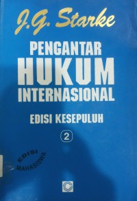 Pengantar Hukum Internasional Edisi kesepuluh