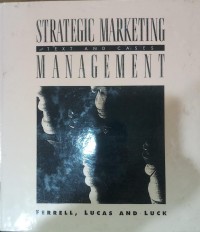 Strategic Marketing Text And Cases Managemen