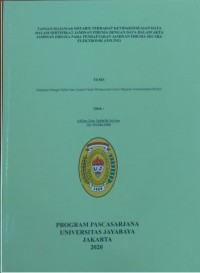 Tanggungjawab Notaris Terhadap Ketidaksesuaian Data Dalam Sertifikat Jaminan Fidusia Dengan Data Dalam Akta Jaminan Fidusia Pada Pendaftaran  Jaminan Fidusia Secara Elektronik (Online)