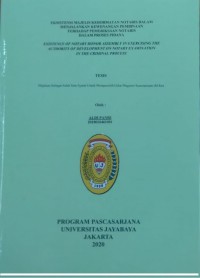 Eksitensi Majelis Kehormatan Notaris Dalam Perjalanan Kewenagan Pembinaan Terhadap Pemeriksaan Notaris Dalam Proses Pidana