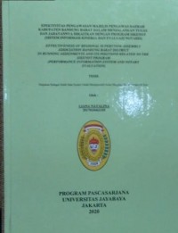 Efektifitas Pengawasan Majelis Pengawas Daerah Kabupaten Bandung Barat Dalam Menjalankan Tugas Dan KejabatannyaDikaitkan Dengan Program Sikenot