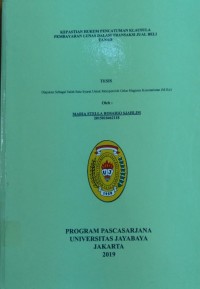 Kepastian Hukum Pencantuman Klausula Pembayaran Lunas Dalam Transaksi Jual Beli Tanah