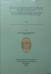 Kepastian Hukum Saksi Mata Dalam Pembuatan Akta Notaris Terkait DenganTangggu Jawab Dan Kerahasiaan Isi Akta