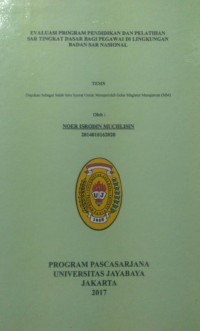 Evaluasi Program Pendidikan dan Pelatihan SAR Tingkat Dasar Bagi Pegawai Lingkungan Badan SAR Nasional