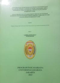 Perlindungan Hukum Dalam Proses Penyesuaian Klasifikasi Baku Lapangan Usaha Indonesia (KBLI) Perseroan Terbatas Kepada Sistem Online Single Submission (OSS)