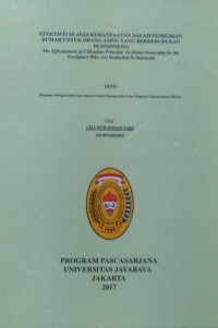 Efektifitas Kemanfaatan Dalam Pemilikan Rumah Untuk Orang Asing Yang Berkedudukan Di Indonesia