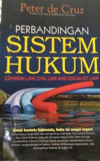 Perbandingan Sistem Hukum common law, civil law and socialist law