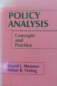 Policy analysis; concepts and practice