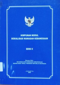 Himpunan Modul Sosialisasi Wawasan Kebangsaan