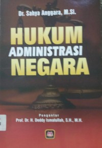 Hukum Administrasi Negara & Pengadilan Tata Usaha Negara