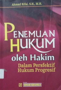 Penemuan Hukum Oleh Hakim