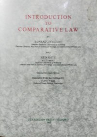 Introduction to Comparative Law