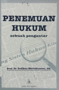 Penemuan Hukum sebuah Pengantar