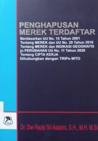 Penghapusan Merek Terdaftar