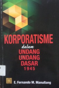 Korporatisme dalam UUD 1945