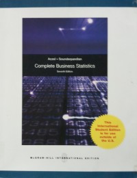 Complete Business Statistics ed.7