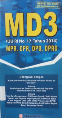 MD3 (UU RI No.17 Tahun 2014)