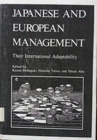 Japanese and European Management