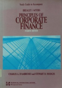 Principles Of Corporate Finance