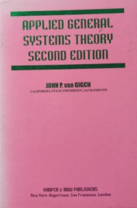 Applied general systemstheory