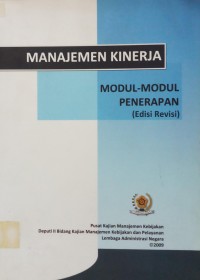 Manajemen Kinerja modul-modul penerapan