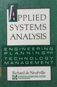 Applied Systems Analysis Engineering Planningand Technology Management