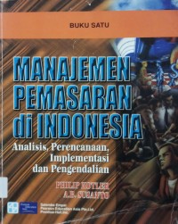 Manajemen pemasaran di indonesia I