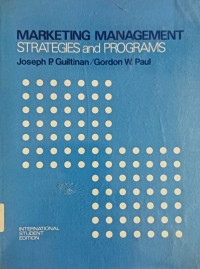 Marketing Management Strategies & programs