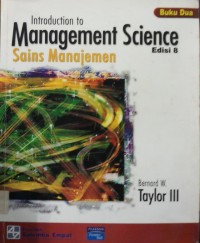 Introduction to Management Science  = sain manajemen  II