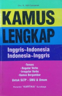 Kamus Lengkap inggris-Indonesia Indonesia Inggris