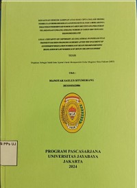 Kepastian Hukum Atas Hak Cipta Dalam Skema Pembiayaan Berbasis Kekayaan Intelektual Pasca Berlakunya Peraturan Pemerintah Nomor 24 Tahun 2022 Peraturan Pelaksanaan Undang Undang Nomot 24 Tahun 2019 Tentang Ekonomi Kreatif