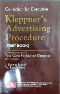 Collection For Executive : Kleppners Advertising Procedure