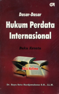 Image of Dasar-Dasar Hukum Perdata Internasional (Buku Kesatu)