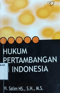 Hukum Pertambangan di Indonesia