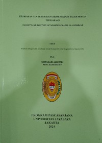 Keabsahan Dan Kedudukan Saham Nominee Dalam Sebuah Perusahaan