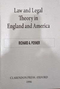 Law And Legal Theory In England And America