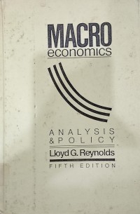Macro Economics ; analysis & Policy