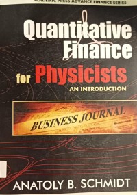 quantitative finance for physicists: an introduction