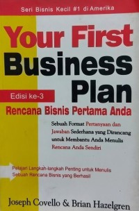 Image of Your First Business Plan (Rencana Bisnis Pertama Anda)